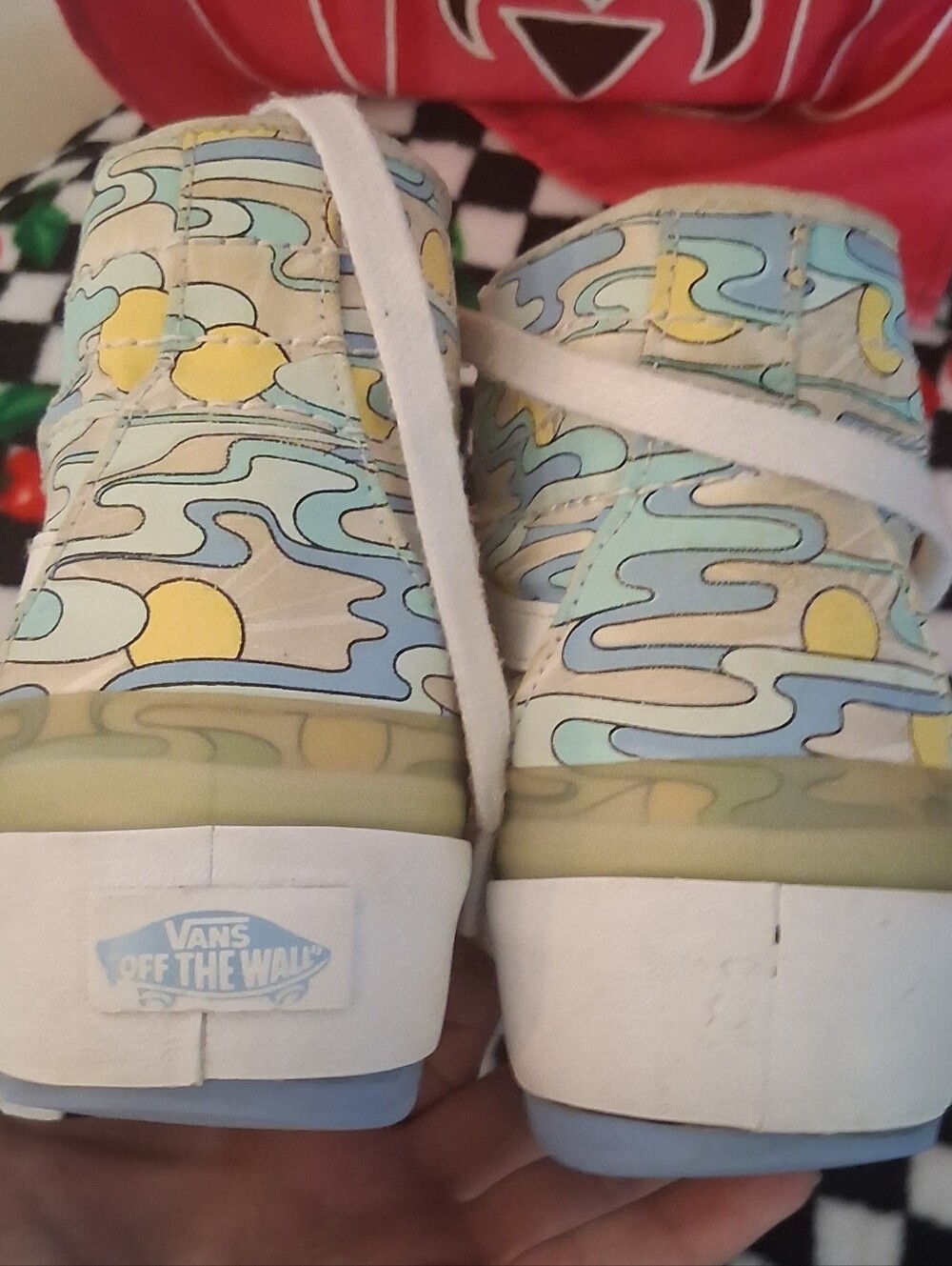 Super Stacked Ridged Soles Vans W 7.5 - Picture 6 of 8